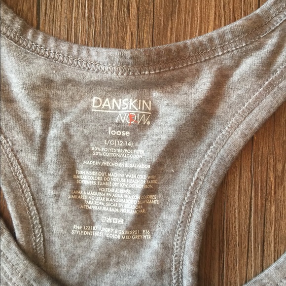 Danskin grey work out tank - Picture 4 of 5